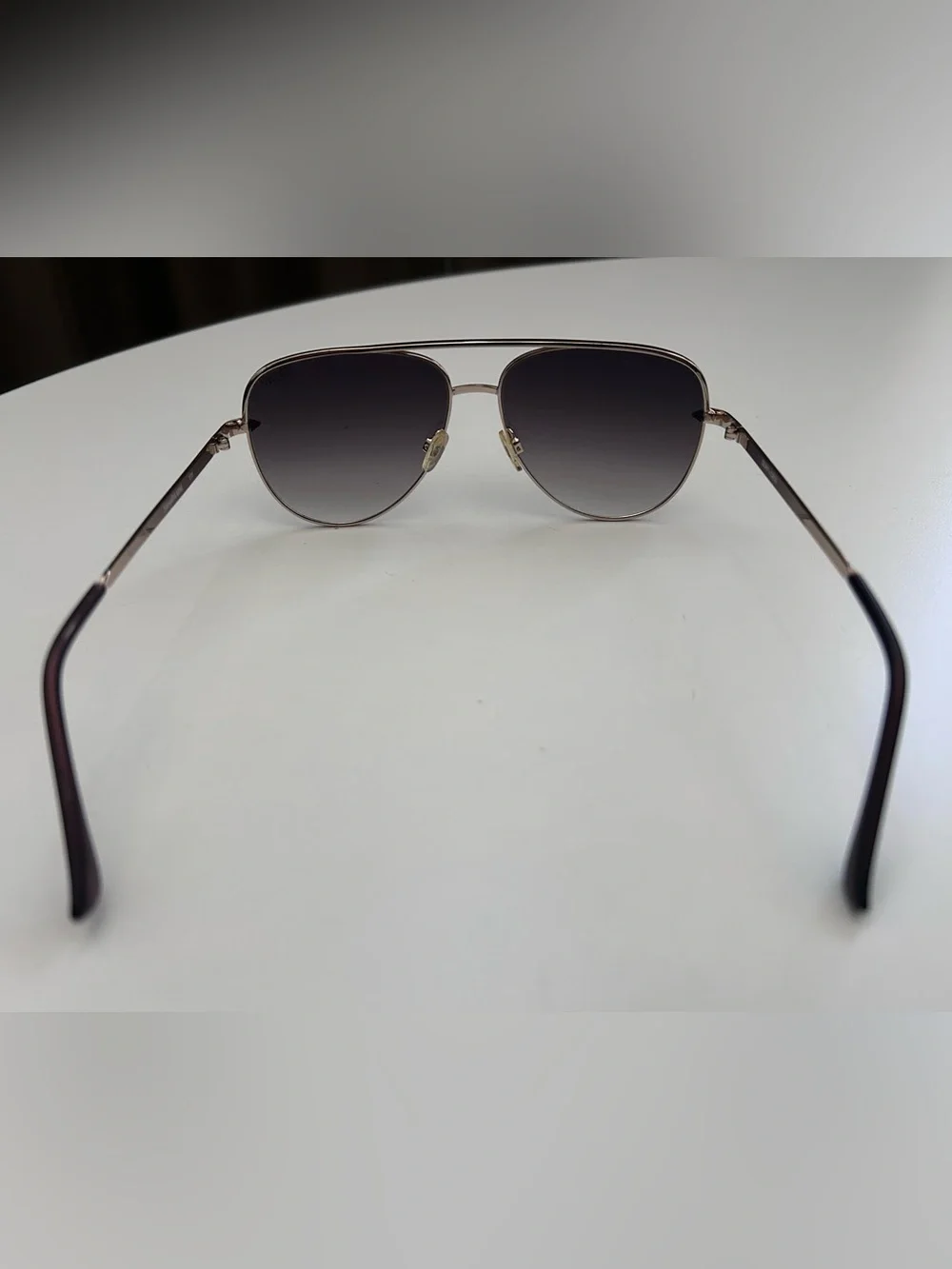 Quay Australia x Desi Perkins Sahara Mini 52mm Gold Aviator Sunglasses